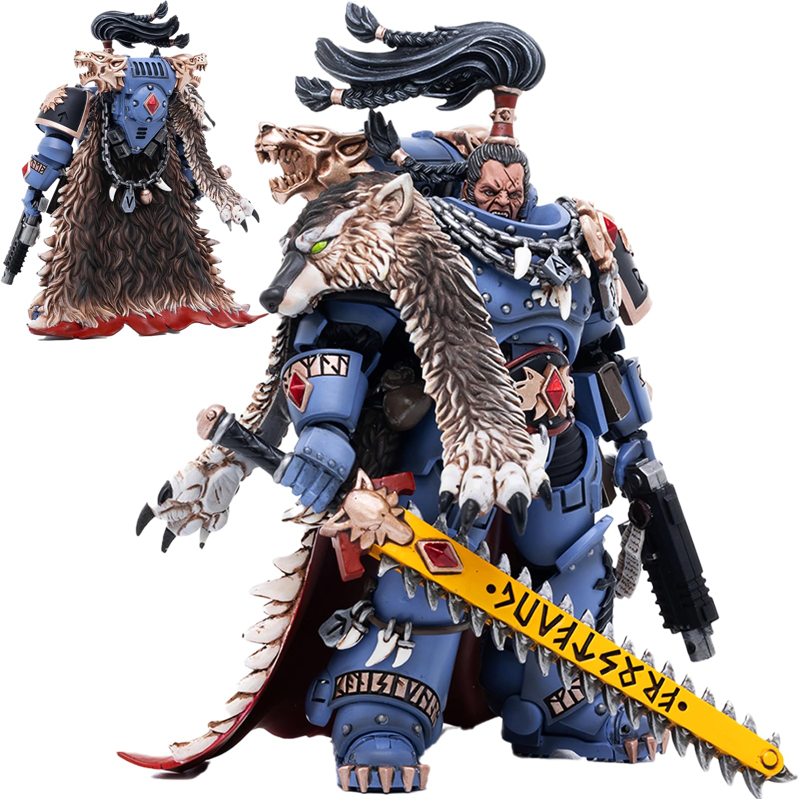 Amazon.co.jp: JOYTOY ウォーハンマー 40K スペースウルフ 1/18